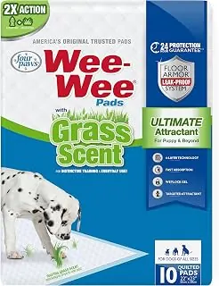 Four Paws Wee-Wee grass-scented leak-proof pee pads