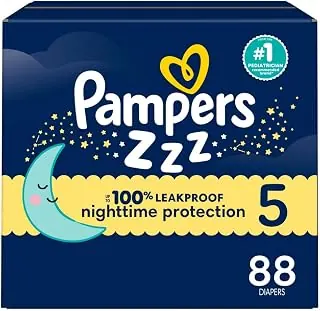 Pampers ZZZ Overnight Diapers, Size 5