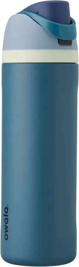 Owala FreeSip Insulated Stainless Steel Water Bottle, 24 Oz, Denim
