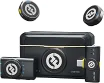 Hollyland Lark M2 wireless microphone for iPhone, camera, Android, and PC