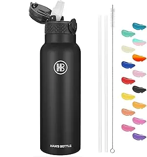 Han's Bottle 24 oz straw lid insulated bottle
