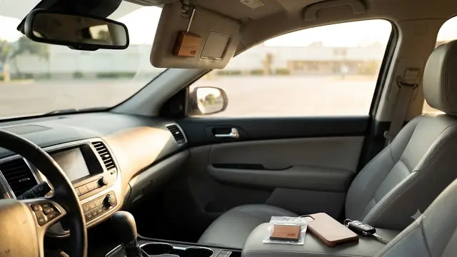 Wood Car Air Freshener for Visor Clip in Hot Parked Cars