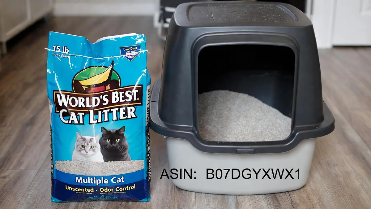 World's Best Cat Litter Multiple Cat Unscented bag
