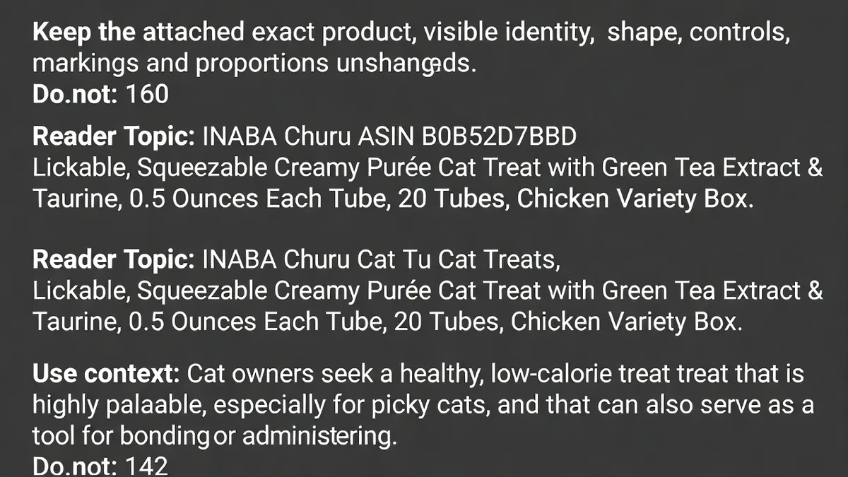 INABA Churu lickable creamy cat treat tubes in chicken variety