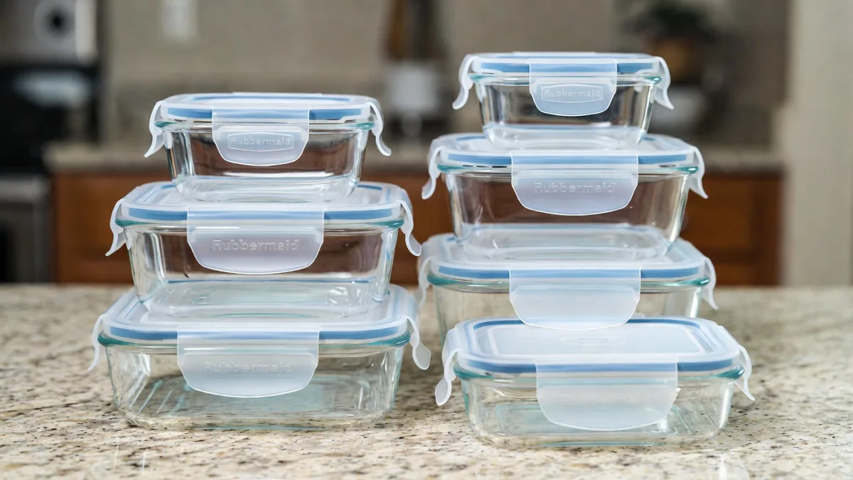 Rubbermaid Brilliance Glass Food Storage Containers set of 9