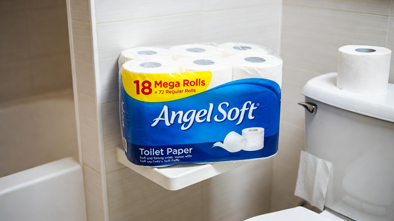 Angel Soft Mega Rolls toilet paper pack